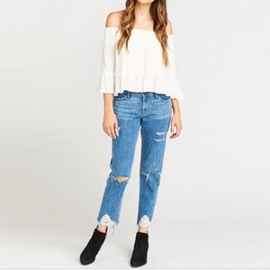 SMYM “off duty” boyfriend jeans